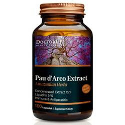 Doctor Life Pau d'Arco Extract ekstrakt z kory wewnętrznej 3750mg suplement diety 90 kaps.