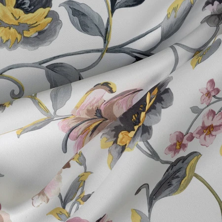 ZASŁONA GOTOWA KRISTAL 140 X 250 CM BIAŁY