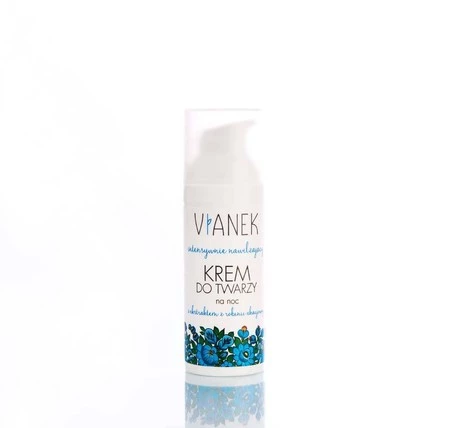 Vianek, Nawilżający krem do twarzy na noc, 50 ml