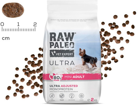 Vet Expert RAW PALEO Mini Adult Ultra Pork 750g