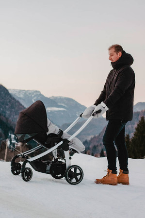 Beaba Śpiwór zimowy do wózka 6-24m Heather grey