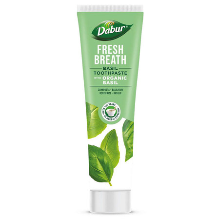 PASTA DO ZĘBÓW ŚWIEŻY ODDECH Z BAZYLIĄ 100 ml - DABUR