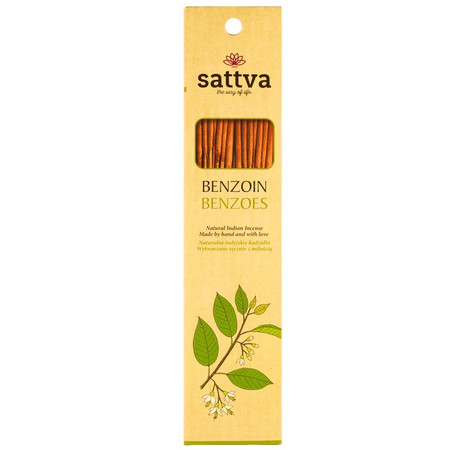 Sattva Kadzidełka Benzoes Sattva Ayurveda naturalny relaks z Indii 30 g
