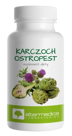 ALTER MEDICA Karczoch + Ostropest na wsparcie trawienia 60 kaps.