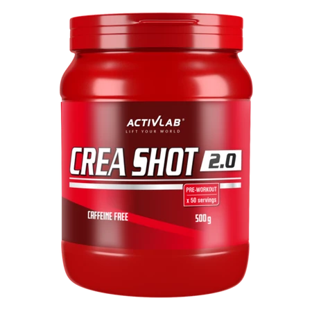 ACTIVLAB CREASHOT 2.0 przedtreningówka 500g smak pomarańcza