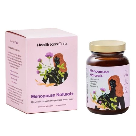 Health Labs Care Menopause Natural+ wsparcie organizmu podczas menopauzy suplement diety 60 kaps.