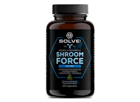 SolveLabs Shroom Force - Cordyceps Sinensis Atp Pre-workout przedtreningówka 60 kaps.