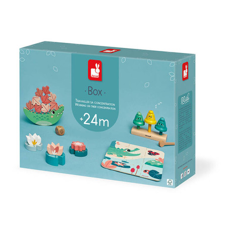 Janod Zestaw zabawek edukacyjnych Box 24 m-cy