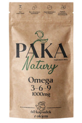 Paka Natury Omega 3-6-9 1000 mg kwasy tłuszczowe ALA EPA DHA 60 kaps.