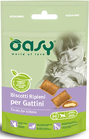 OASY Cat Treats for Kittens Ciasteczka dla kociąt 60g