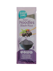 Terrasana − Makaron z ryżu czarnego typu noodle z ryżem brązowym bezglutenowy BIO − 250 g