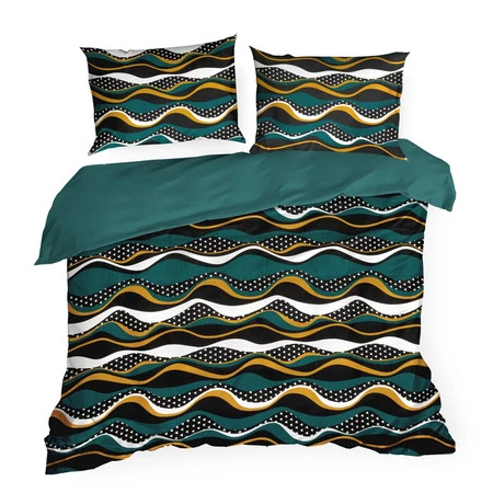 Komplet pościeli satynowej Nika 50, 220 x 200 cm, Ciemnoturkusowy