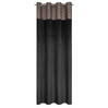 ZASŁONA GOTOWA D91 AGNES 140 X 250 CM CZARNY
