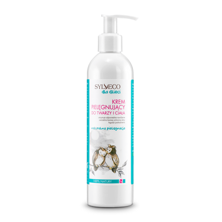 Sylveco dla dzieci - Krem pielęgnujący do twarzy i ciała - 300ml