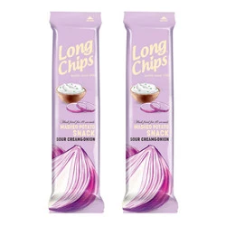 Zestaw 2x Chipsy ziemniaczane o smaku śmietany z cebulką 75 g