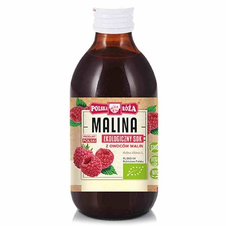 Polska Róża Sok Z Malin Ekologiczny 250Ml