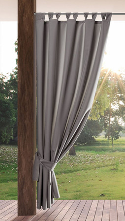 ZASŁONA GOTOWA GARDEN NA SZELKACH 155 X 240 CM STALOWY
