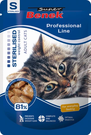 SUPER BENEK Professional Line Sterilised z Drobiem 100g