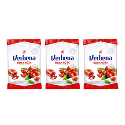 Zestaw: 3x Verbena − Dzika róża, cukierki ziołowe − 60 g
