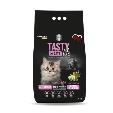 Tasty Cats Life Karma dla kociąt z królikiem 8 kg