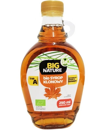 Zestaw 2x Big Nature Syrop Klonowy BIO 250 ml