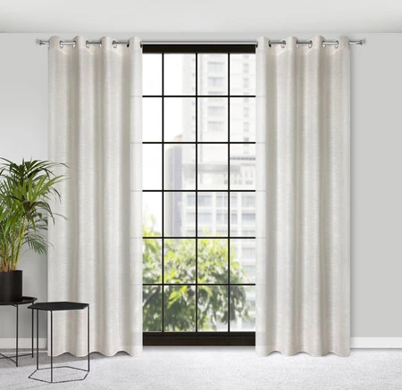 ZASŁONA GOTOWA ANITA 140 X 250 CM NATURALNY