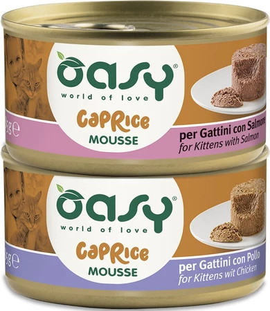 OASY Cat Caprice Mousse for Kittens Mus Kurczak dla kociąt 85g