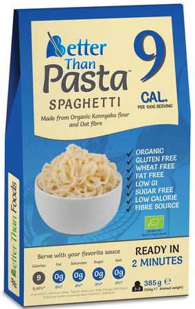 Better Than Foods Makaron Konjac Typu Noodle Spaghetti bezglutenowy bio 385g