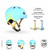 SCOOTANDRIDE Kask XXS-S dla dzieci 1-5 lat Blueberry