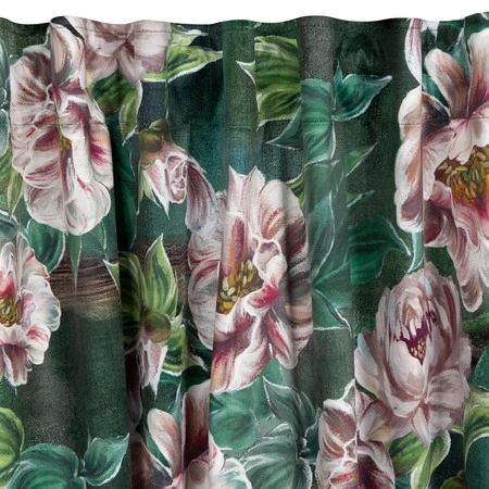 ZASŁONA GOTOWA PALMERA NA TAŚMIE 140 X 270 CM ZIELONY