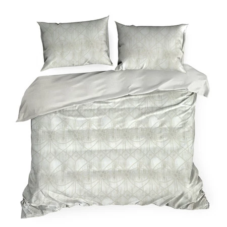 KOMPLET POŚCIELI BAWEŁNIANEJ ADELL 160 X 200 CM BEŻOWY