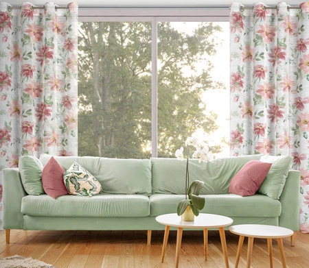 ZASŁONA GOTOWA DEBI 140 X 250 CM BIAŁY