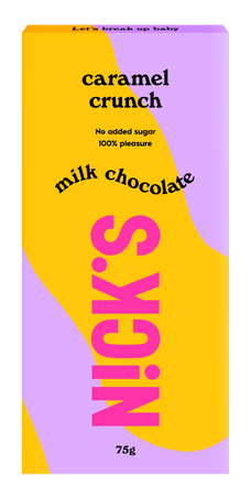 N!CK'S Nicks Czekolada mleczna z karmelem 75g