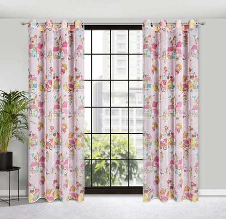 ZASŁONA GOTOWA POLLY 140 X 250 CM RÓŻOWY