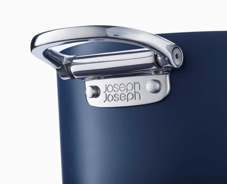 JJ-Garnek wysoki 25cm ze skł. uchwytami+pokr.Space