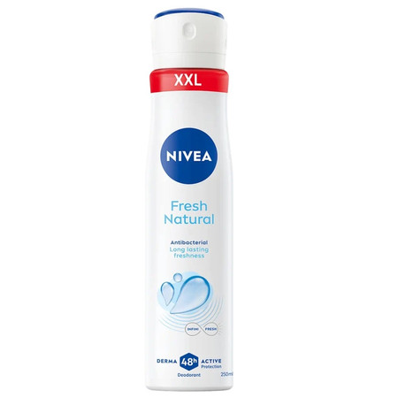 NIVEA Dezodorant damski w sprayu Fresh Natural 250ml