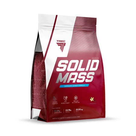 Trec SOLID MASS Gainer na Masę 1000g smak vanilla 