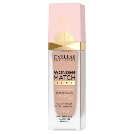Eveline Wonder Match Lumi Podkład rozświetlający nr 20 Nude  30ml