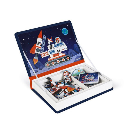 Janod Magnetyczna układanka Kosmos Magnetibook