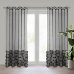 FIRANA GOTOWA CARLI 140 X 250 CM CZARNY