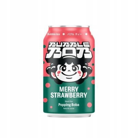 Popping Bubble Bob napój 330ml smak truskawka