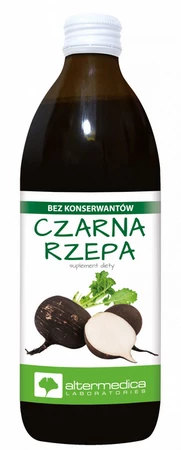 Czarna rzepa sok 500ml ALTER MEDICA
