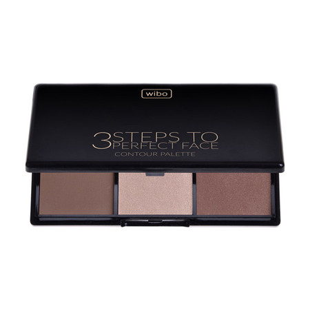3 Steps paleta do konturowania twarzy Dark 10g