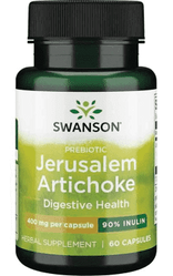 Swanson − Jerusalem Artichoke, słonecznik bulwiasty 400 mg − 60 kaps.