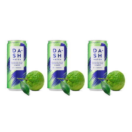 Zestaw: 3x DASH WATER - gazowana LIMONKA 330ml
