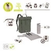 Lassig Green Label Plecak dla mam z akcesoriami Rolltop Up Backpack olive