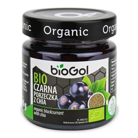 BIOGOL CZARNA PORZECZKA Z CHIA BIO 200 g