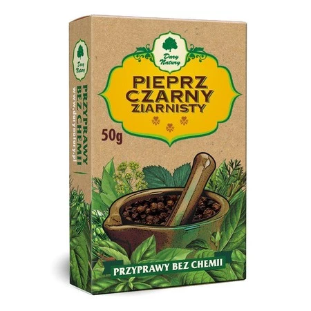 Dary Natury − Pieprz czarny ziarnisty − 50 g