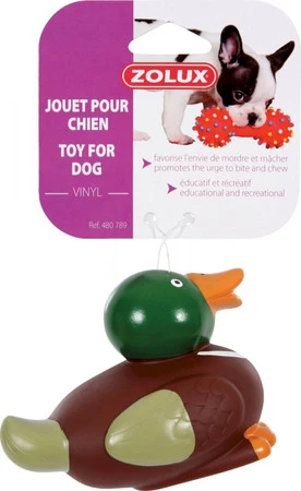 ZOLUX Zabawka winylowa dla psa Kaczka 11cm