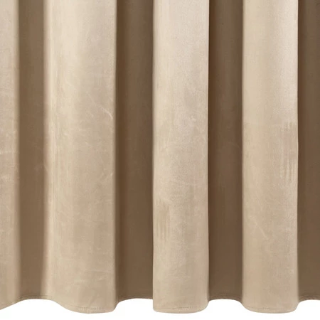 ZASŁONA GOTOWA AURA NA TAŚMIE 140 X 270 CM CIEMNOBEŻOWY